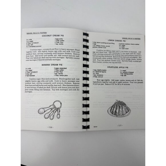 Treasured Recipes From The Kitchen Of Mural E. Fisk Spiral-Bound Cookbook 1990s - Picture 13 of 16